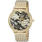 腕時計 ゲス GUESS U0822L2 GUESS Women's U0822L2 Trendy Gold-Tone Watch with Black Dial , Crystal-Accented