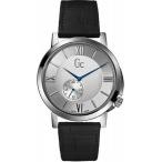 腕時計 ゲス GUESS X59005G1S Guess GC SlimClass Black Leather Mens Watch X59005G1S