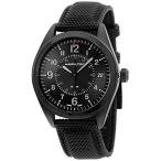 腕時計 ハミルトン メンズ H68401735 Hamilton Khaki Field Black Dial Black PVD Men's Watch H68401735