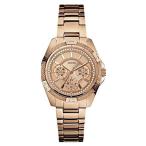 腕時計 ゲス GUESS W0235L3 GUESS W0235L3 Women's Dynamic Feminine Rose Gold-Tone Mid-Size Sport Watch