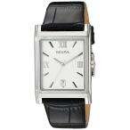 腕時計 ブローバ メンズ 96B107 Bulova Men's Stainless Steel 3-Hand Calendar Date Quartz Watch with Bl