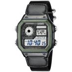 腕時計 カシオ メンズ AE1200WHB-1BV Casio Men's AE1200WHB-1BV Black Resin Watch with Ten-Year Battery