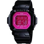 腕時計 カシオ レディース BG5601-1DR Casio Women's BG5601-1DR Baby-G Square Luminous Color Black Dig