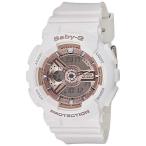 腕時計 カシオ レディース BA-110-7A1DR (BX016) Casio Baby-G BA-110 White Pink (BA-110-7A1DR)