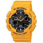 腕時計 カシオ メンズ GA-100A-9ADR Casio G-Shock Analog-Digital Black Dial Men's Watch - GA-100A-9ADR