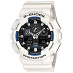 腕時計 カシオ メンズ GA-100B-7ADR (G345) Casio Men's G-Shock GA100B-7A White Resin Quartz Watch
