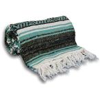  йога фитнес Y042MEXLGR01 YogaAccessories Traditional Mexican Yoga Blanket - Light Green