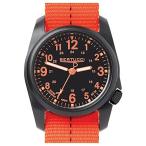 腕時計 ベルトゥッチ メンズ 11042 BERTUCCI 11042 DX3 Field Resin Dash-Striped Drab Orange Nylon Str