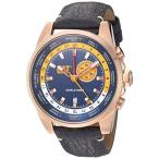 腕時計 キャタピラー メンズ WT19536627 CAT WATCHES Men's 'Worldtimer' Quartz Stainless Steel and Le