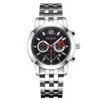 腕時計 ビンルン メンズ BL0063SB BINLUN Men's Wrist Watches Waterproof Quartz Stainless Steel Watch L