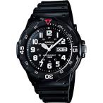 腕時計 カシオ メンズ MRW-200H-1BVES Casio Collection Men's Watch MRW-200H, Black/Red, 47.9 x 44.6 x 1