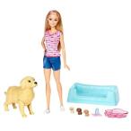 バービー バービー人形 日本未発売 FDD43 Barbie Newborn Pups Doll &amp; Pets