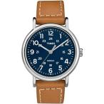腕時計 タイメックス メンズ TW2R42500 Timex Weekender 40mm Brown/Blue Two-Piece Leather Strap Watch