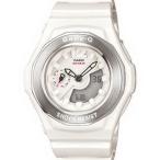 腕時計 カシオ レディース BGA-140-7B Casio Baby G Women's Baby-G Digital-Analog White Dial Alarm Sho