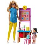 バービー バービー人形 バービーキャリア FJB29 Barbie Teacher Dolls &amp; Playset with Fashion Dol