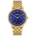 腕時計 ニクソン アメリカ A10572735 NIXON Porter All Gold Blue Sunray A10572735 Men's Gold Watch