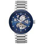 腕時計 ブローバ メンズ 96A204 Bulova Men's Modern Stainless Steel 3-Hand Automatic Watch, Blue Skele
