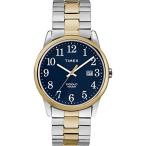 腕時計 タイメックス メンズ TW2R585009J Timex Men's Easy Reader 38mm Watch ? Two-Tone Case Blue D