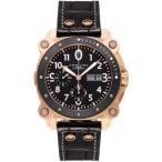 腕時計 ハミルトン メンズ H78646733 Hamilton Khaki Belowzero Black Dial Chronograph Mens Watch H7864