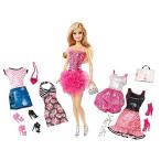 バービー Barbie ファッション ギフトセット 5つの衣装、5足の靴、３つのバッグがセット