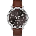 腕時計 タイメックス メンズ TW2R857009J Timex Men's TW2R85700 Classic 43mm Tan/Black Leather Strap