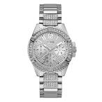 腕時計 ゲス GUESS U1156L1 GUESS Stainless Steel Crystal Watch with Day, Date + 24 Hour Military/Int'l Tim