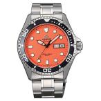 腕時計 オリエント メンズ FAA02006M Orient FAA02006M Men's Orange Mako II Stainless Steel 200M Autom