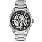腕時計 ブローバ メンズ 96A208 Bulova Men's Classic Sutton Stainless Steel Automatic Watch, Skeleton