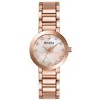 腕時計 ブローバ レディース 97P132 Bulova Ladies' Modern Millenia Diamond Dial Rose Gold Stainless