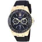 腕時計 ゲス GUESS U1053L7 GUESS Gold-Tone Stainless Steel + Black Stain Resistant Watch with Day + Date F