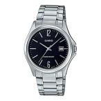 腕時計 カシオ メンズ MTP1404D-1A Casio MTP1404D-1A Men's Dress Stainless Steel Black Dial 3-Hand Anal