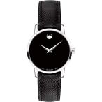 腕時計 モバード レディース 607204 Movado Museum Black Dial Ladies Watch 0607204