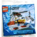 レゴ シティ 4900 LEGO City Mini Figure Set 4900 Fire Helicopter - Bagged (34 pieces)