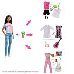 バービー バービー人形 バービーキャリア GFX86 Barbie with 2 Career Looks That Feature 8 Cloth