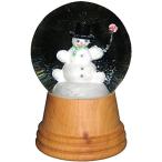 スノーグローブ 雪 置物 2406 Alexander Taron Importer 2406 Perzy Snowglobe, Medium Snowman with Woode