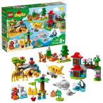 レゴ デュプロ 10907 LEGO DUPLO Town World Animals 10907 Exclusive Building Bricks (121 Pieces)
