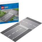 レゴ シティ 6251820 LEGO City Straight and T Junction 60236 Building Kit (2 Pieces)