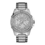 腕時計 ゲス GUESS W0799G1 Guess Frontier Quartz Crystal Silver Dial Men's Watch W0799G1