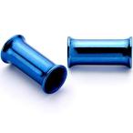 Yahoo! Yahoo!ショッピング(ヤフー ショッピング)ボディキャンディー ボディピアス アメリカ 64166-6 Body Candy 2Pc Blue Anodized Steel 4mm Dou