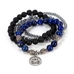 SPUNKYsoul ブレスレット アクセサリー SPUNKYsoul Lotus New Beginnings Bracelet Hematite for healing