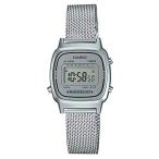 腕時計 カシオ レディース LA670WEM-7EF Casio Women's Digital Quartz Watch with Solid Stainless Steel