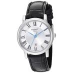 腕時計 ティソ レディース T1222101603300 Tissot womens Carson Stainless Steel Dress Watch Black T122