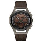 腕時計 ブローバ メンズ 98A231 Bulova Men's CURV Chronograph Brown Leather Strap Watch 98A231