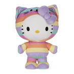 ガンド GUND ぬいぐるみ 6056144 GUND Sanrio Hello Kitty Rainbow Outfit Plush, Premium Stuffed Animal fo