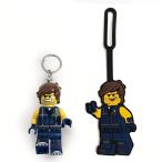 レゴ スターウォーズ 52684 LEGO Movie 2 Captain Rex Keychain Light &amp; Silicone Luggage Tag Set - 3 Inch