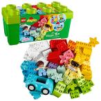 レゴ デュプロ 10913 LEGO DUPLO Classic Brick Box Building Set - Features Storage Organizer, Toy Car, Num