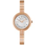 腕時計 ブローバ レディース 97P145 Bulova RhapsodyQuartz Ladies Watch, Stainless Steel Diamond , Ro