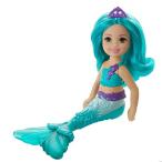 バービー バービー人形 GJJ89 Barbie Dreamtopia Chelsea Mermaid Doll with Teal Hair &amp; Tail, Tiara Acce