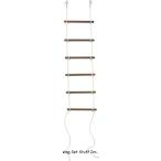 ジャングルジム ブランコ 屋内・屋外遊び SSS-0114-P Swing Set Stuff Rope Ladder with SSS Logo