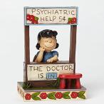 エネスコ Enesco 置物 インテリア 4042386 Peanuts by Jim Shore Lucy Psychiatric Help Stone Resin Figu